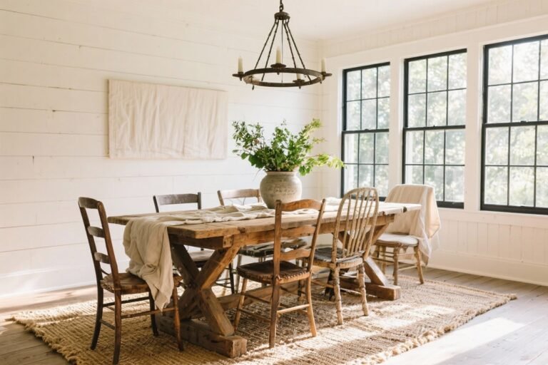 14 Farmhouse Dining Room Table Ideas You’ll Want to Steal Asap