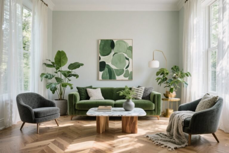 15 Green and Grey Living Rooms You’ll Want to Copy Immediately