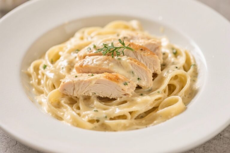 Chicken Alfredo With Fettuccine – Creamy, Comforting, and Easy