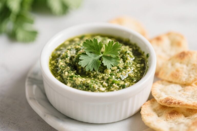 Fresh Parsley Pesto Dip – Bright, Herbaceous, and Ready in Minutes
