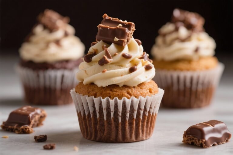 Classic Snickers Cupcakes – Chocolate, Caramel, and Peanut Delight