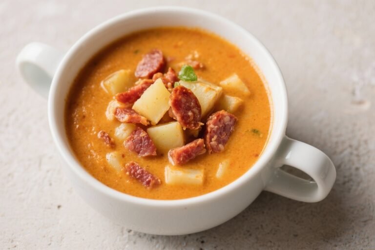 Chorizo and Potato Soup – Hearty, Comforting, and Full of Flavor