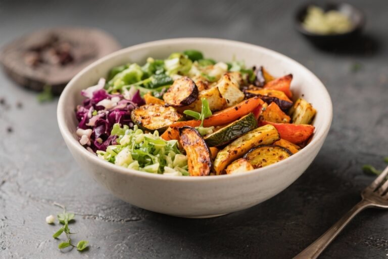 Roasted Veggie Power Bowl – Colorful, Satisfying, and Easy