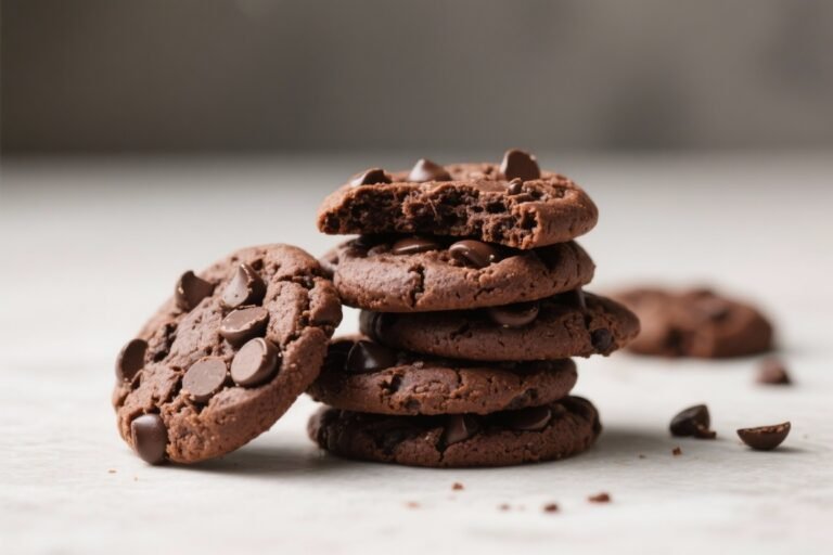 Double Chocolate Chip Cookies – Rich, Chewy, and Extra Chocolaty