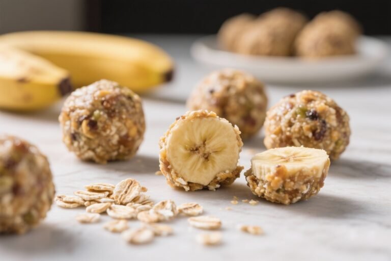 Banana Oat Energy Bites – Quick, Wholesome, No-Bake Snacks