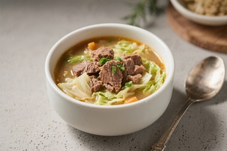 Beef and Cabbage Keto Soup – Hearty, Simple, and Low-Carb