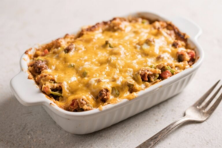 Cheesy Taco Casserole – Comforting, Crowd-Pleasing, and Easy