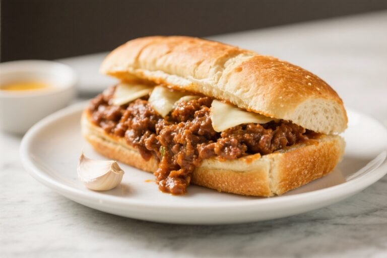 Garlic Bread Sloppy Joes – Comfort Food With a Crunch