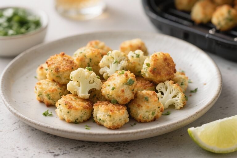 Air Fryer Keto Cauliflower Tots – Crispy, Cheesy, and Low-Carb