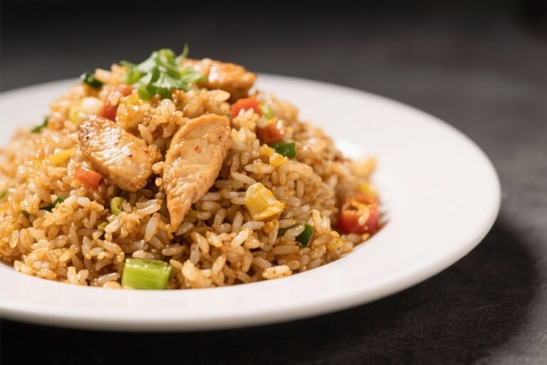 Bang Bang Chicken Fried Rice – Spicy, Creamy, and Weeknight-Friendly