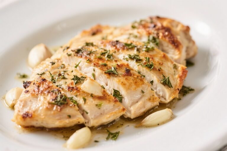 Garlic Herb Baked Chicken Breasts – Simple, Juicy, and Flavorful