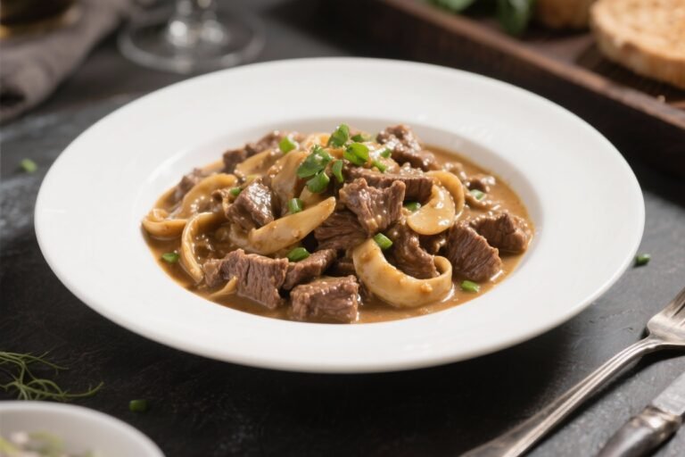 Keto Beef Stroganoff – Creamy, Comforting, and Low-Carb