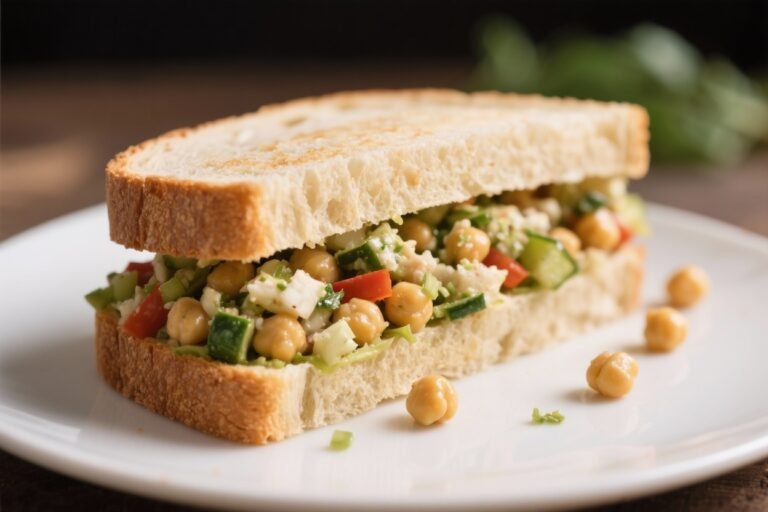 Chickpea Salad Sandwich – Easy, Fresh, and Satisfying