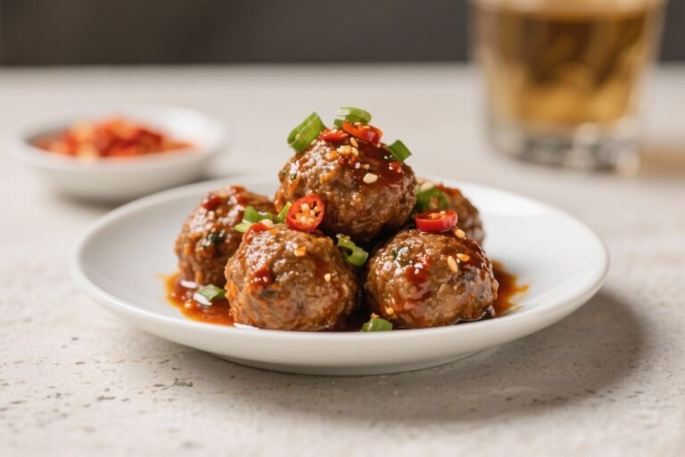 Spicy Asian-Style Meatballs – Bold Flavor With a Simple Method