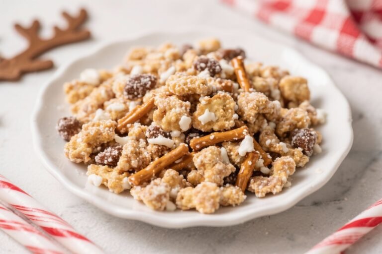 Classic Reindeer Chow (Puppy Chow) – A Sweet, Crunchy Holiday Favorite