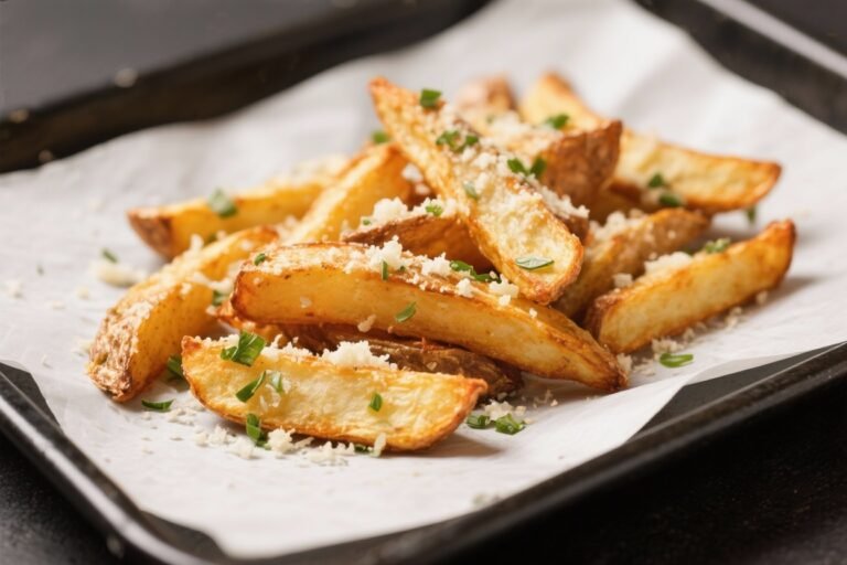 Garlic Parmesan Oven Fries – Crispy, Flavor-Packed, and Easy