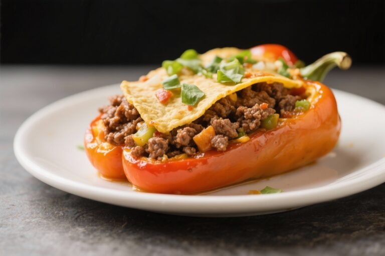 Keto Taco Stuffed Peppers With Ground Beef – A Simple, Flavor-Packed Dinner