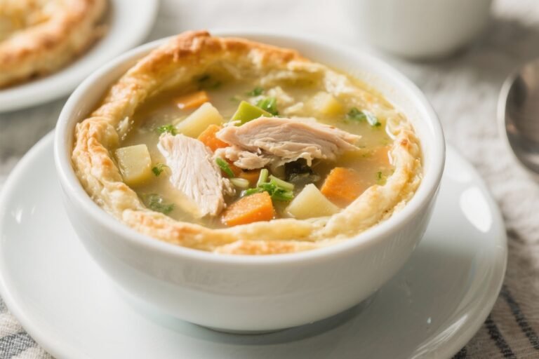 Healthy Chicken Pot Pie Soup – Cozy, Light, and Satisfying