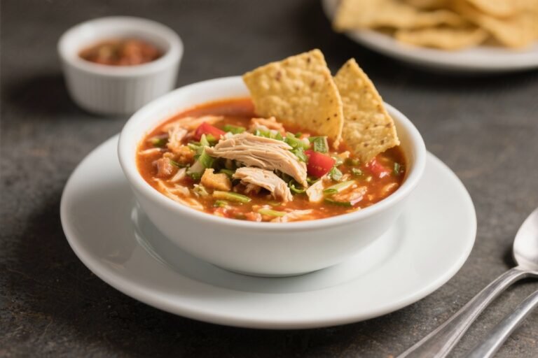 Classic Chicken Tortilla Soup – Comforting, Zesty, and Easy