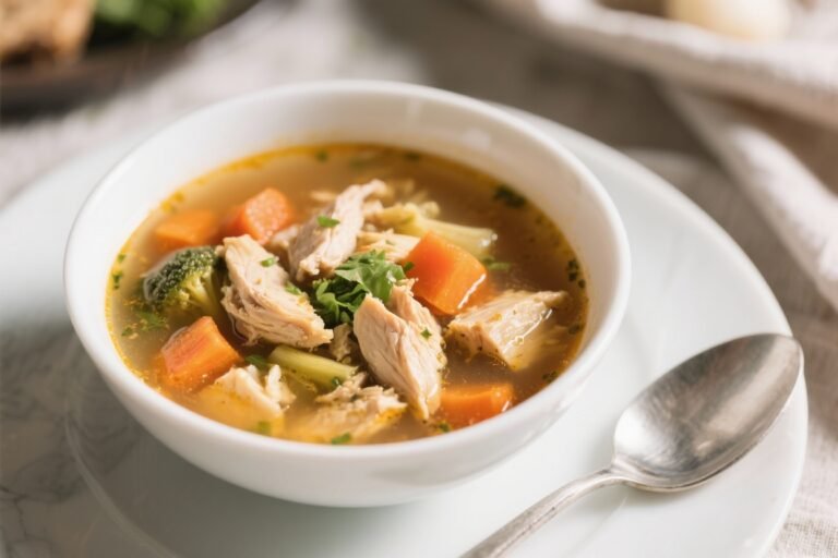 Hearty Chicken and Vegetable Soup – A Cozy, Flavorful Classic
