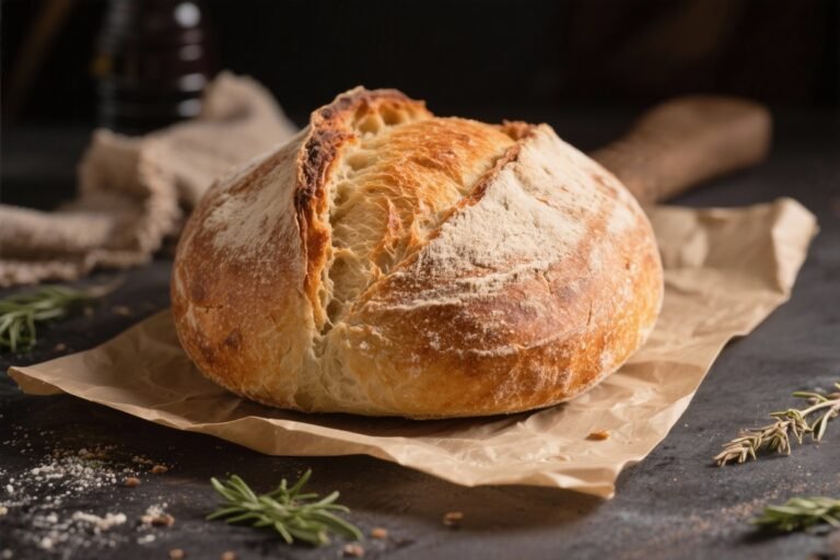 Traditional Italian Bread Loaf – Simple, Rustic, and Flavorful