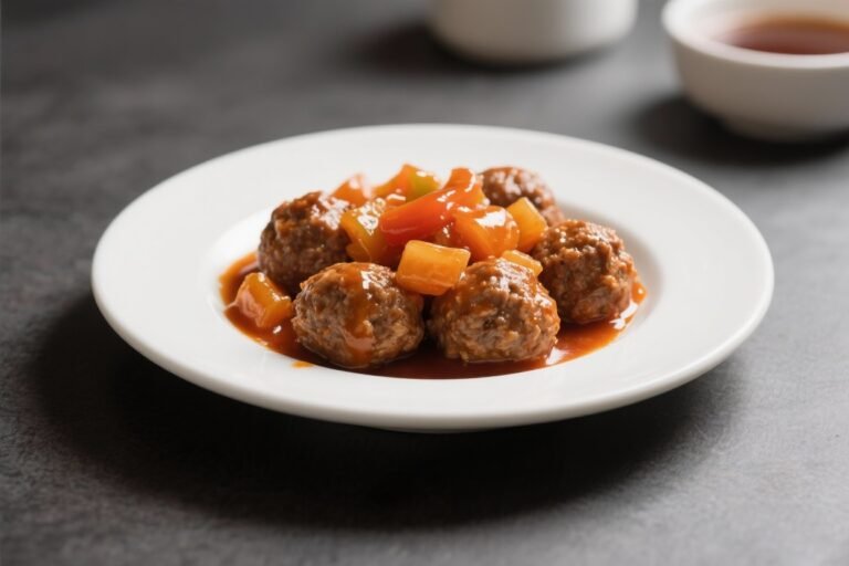 Turkey Meatballs in Sweet & Sour Sauce – A Bright, Flavorful Weeknight Favorite