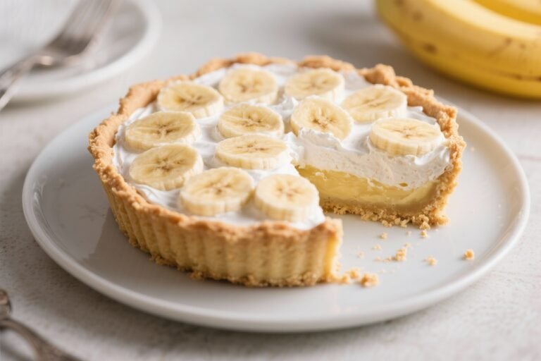 No-Bake Banana Pudding Pie – Creamy, Comforting, and Easy