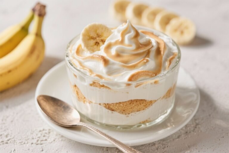 Banana Pudding With Sour Cream Twist – Creamy, Comforting, and Surprisingly Light