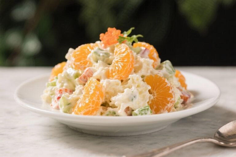 Mandarin Orange Fluff Salad – Light, Sweet, and Crowd-Pleasing