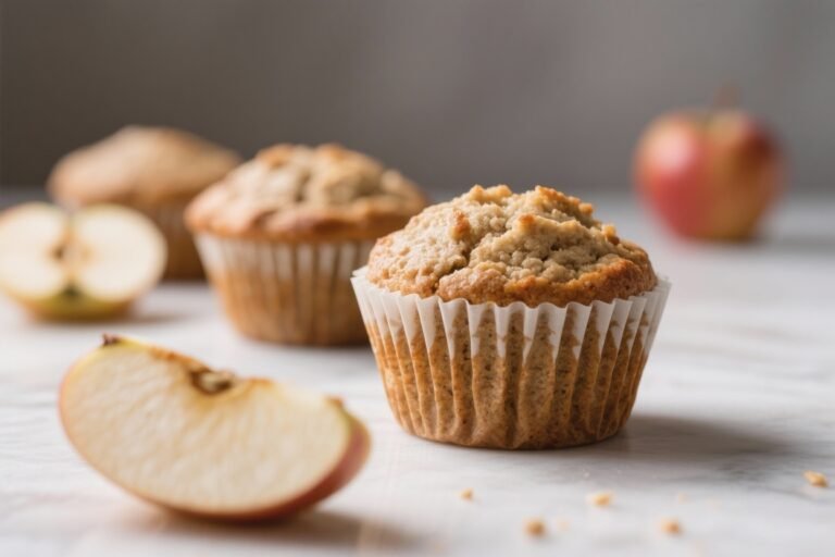 Healthy Whole Wheat Apple Muffins – Easy, Cozy, and Full of Flavor