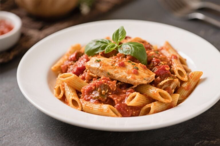 Spicy Penne alla Vodka with Chicken – Creamy, Cozy, and Weeknight-Friendly