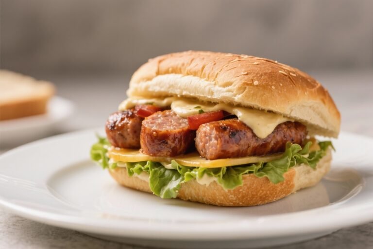 Scottish Square Sausage Sandwich – A Comforting Breakfast Classic