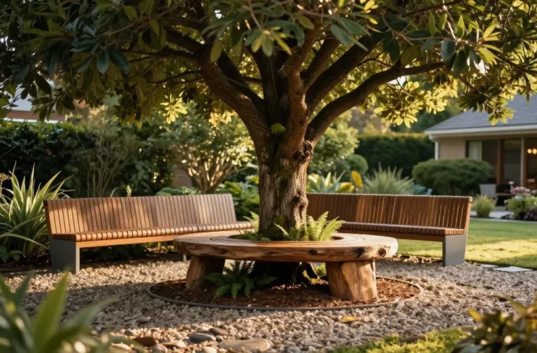 14 Bench Ideas Around a Tree: Cozy Comforts Unleashed