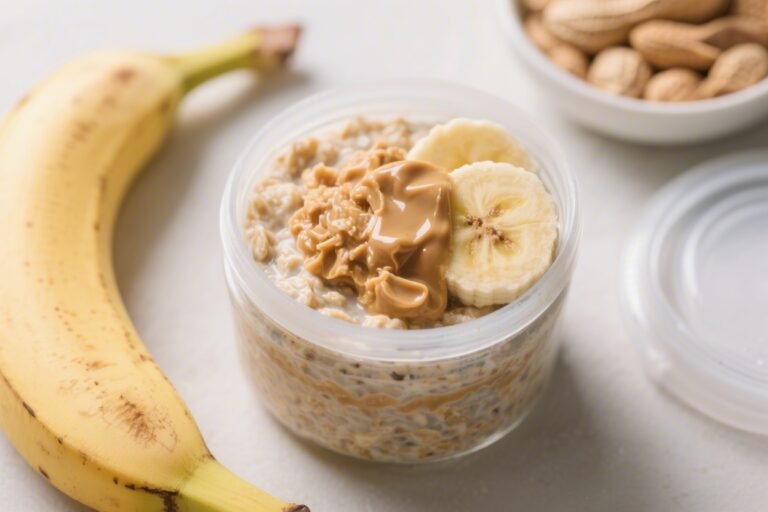 Peanut Butter Banana Overnight Oats – A Creamy, Satisfying Make-Ahead Breakfast