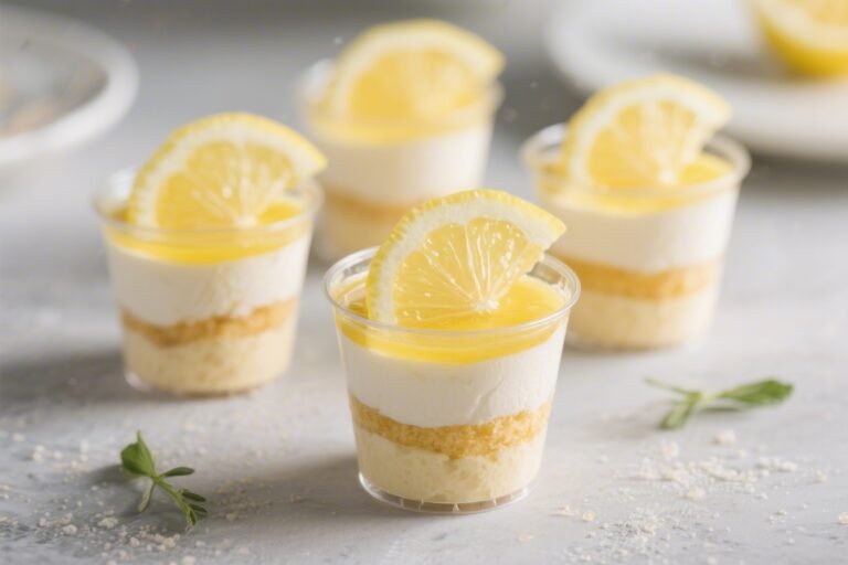 Refreshing Lemon Dessert Cups – Bright, Creamy, and Easy