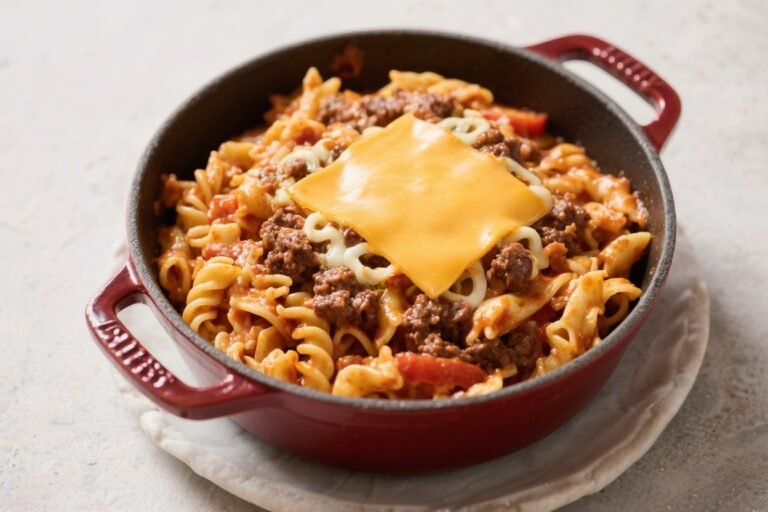 One Pot Cheeseburger Pasta – Comforting, Weeknight-Friendly Flavor