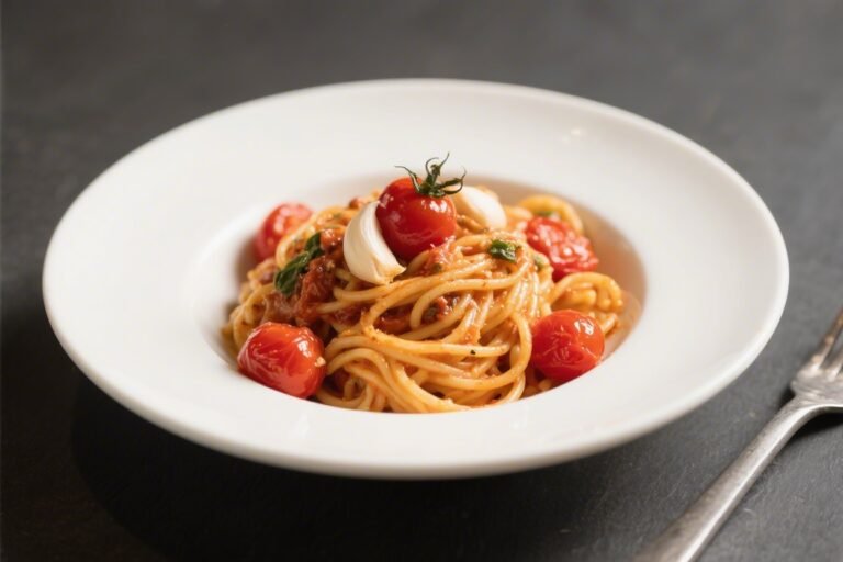 Garlic Cherry Tomato Pasta – Simple, Fresh, and Satisfying