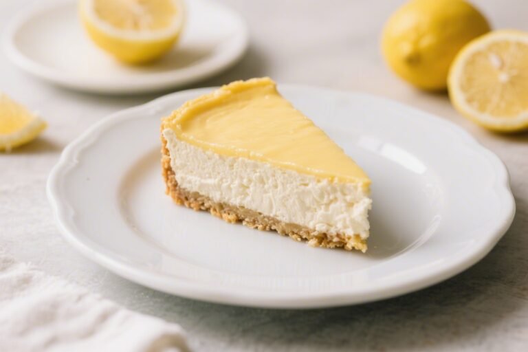 Lemon Ricotta Cheesecake – Light, Bright, and Creamy