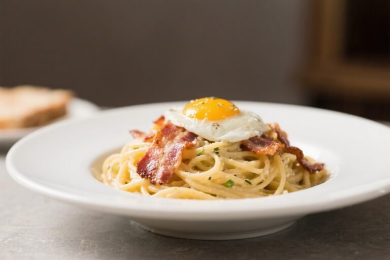 Bacon & Egg Carbonara – A Cozy, Weeknight Classic