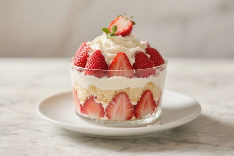 Easy Strawberry Angel Food Cake Trifle – Light, Fresh, and Crowd-Pleasing