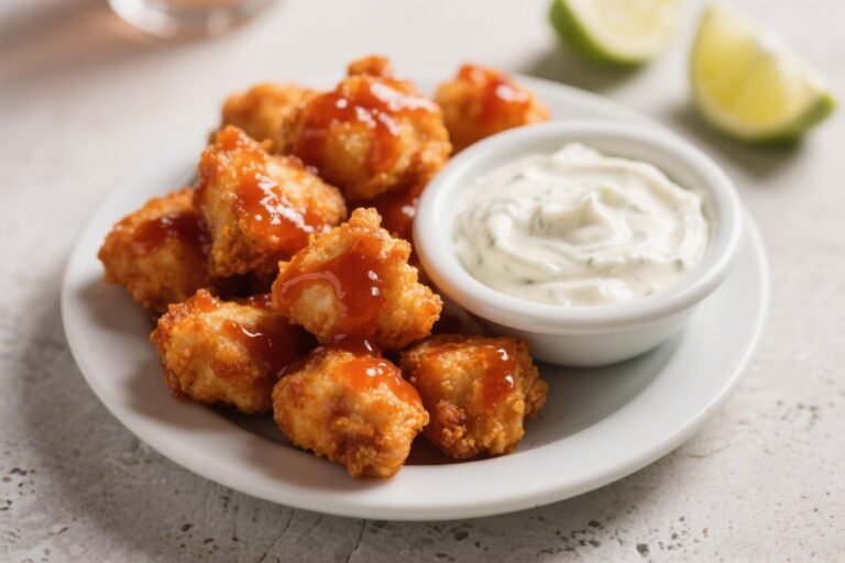 Hot Honey Chicken Bites with Ranch Dip – Crispy, Spicy, and Perfect for Sharing