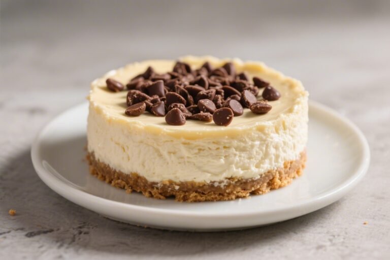 Chocolate Chip Ricotta Cheesecake – Light, Creamy, and Comforting