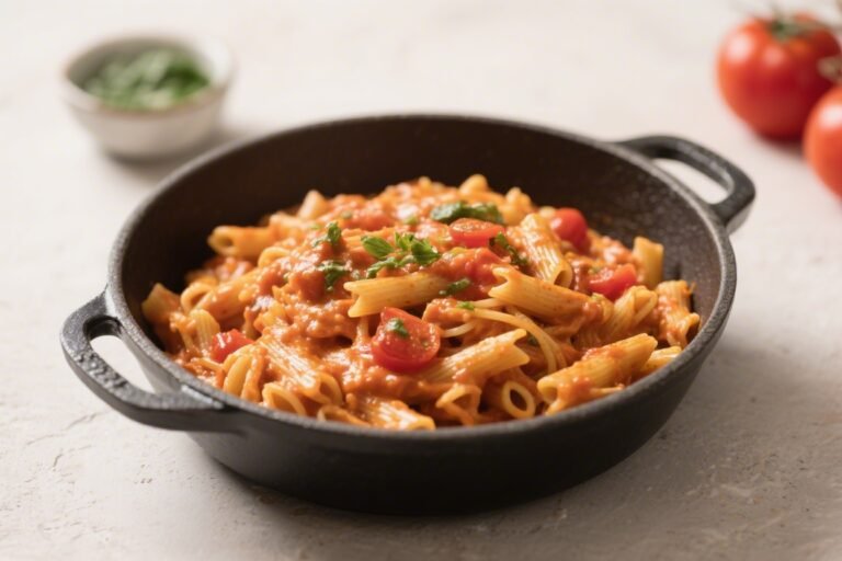 One-Pot Creamy Tomato Pasta – Easy, Cozy, and Crowd-Pleasing
