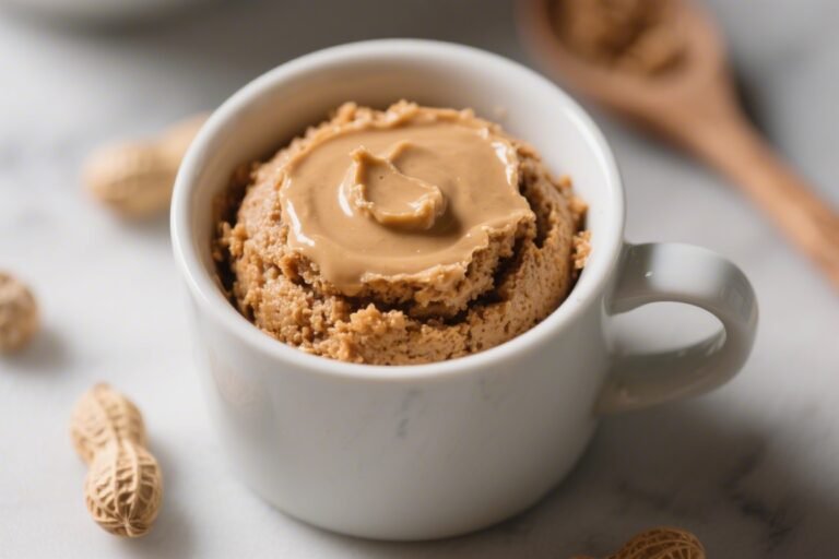Peanut Butter Keto Mug Cake – A Quick, Satisfying Low-Carb Treat
