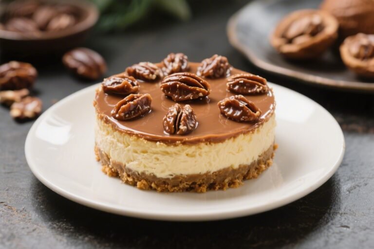 Classic Turtle Cheesecake – Rich, Nutty, and Crowd-Pleasing