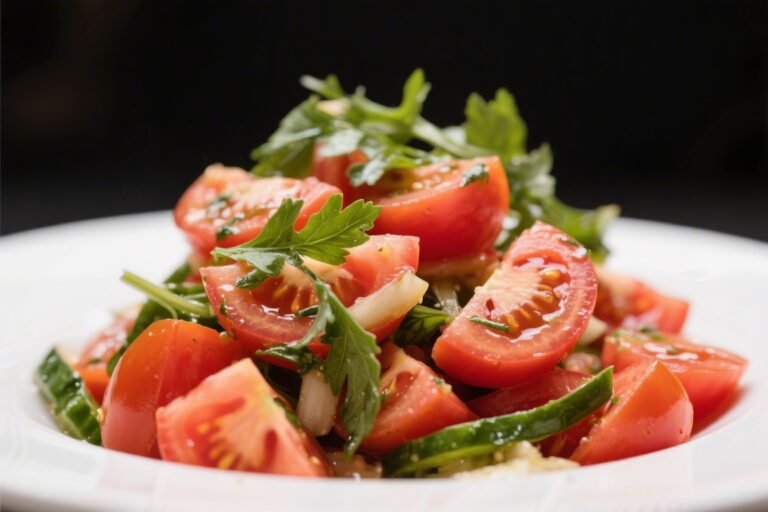Classic Tomato Salad with Fresh Herbs – Simple, Bright, and Fresh