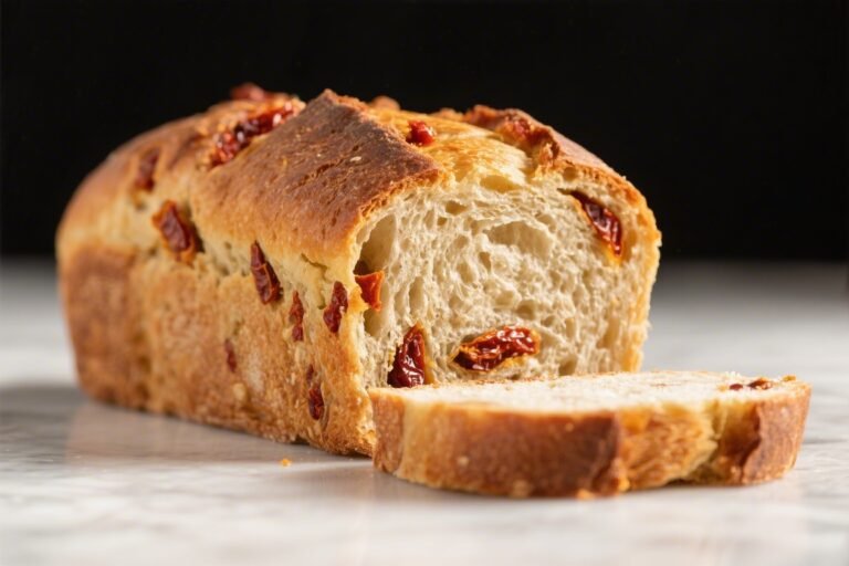 Sun-Dried Tomato Bread Loaf – Savory, Rustic, and Full of Flavor