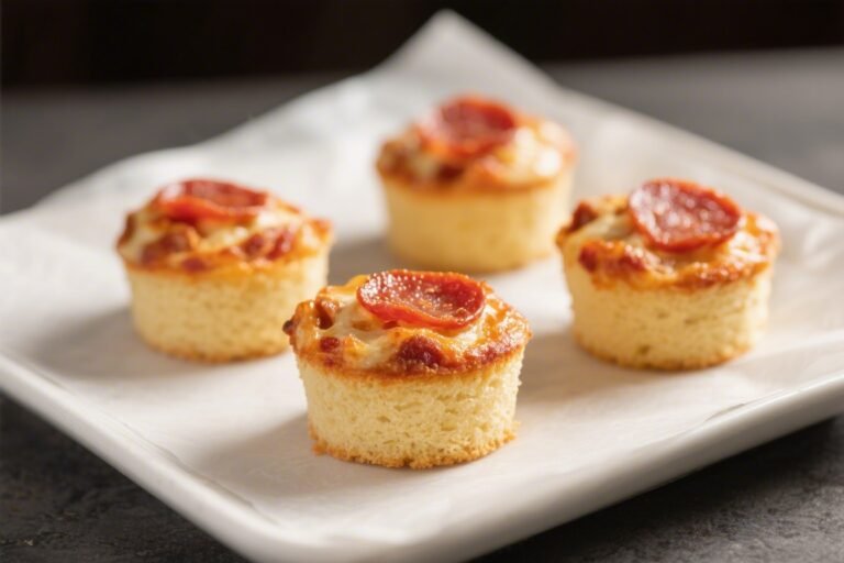 Mini Pepperoni Pizza Cakes – Bite-Sized, Cheesy Party Favorites