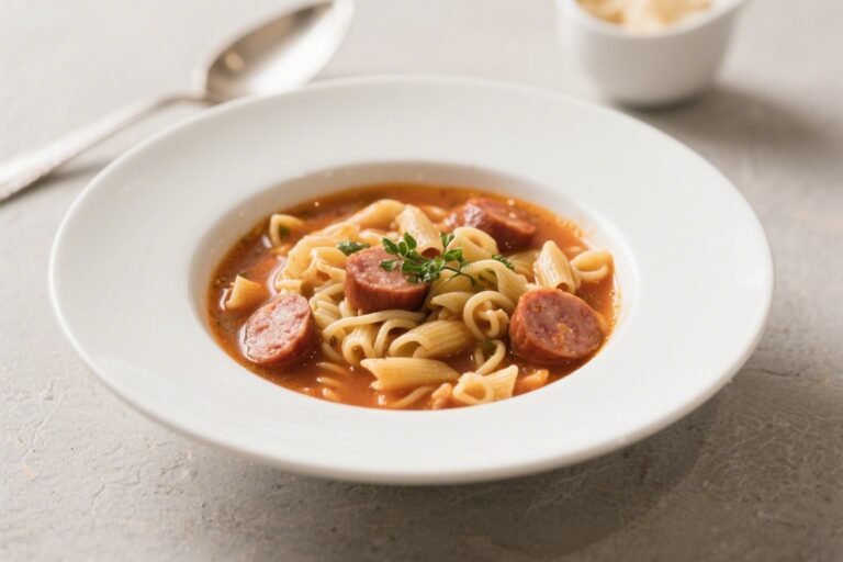 Italian Pasta Soup With Sausage – A Cozy, Flavor-Packed Bowl