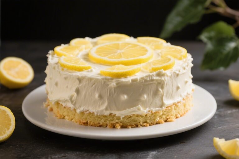 Lemon Cream Cheese Poke Cake – Bright, Tangy, and Comforting